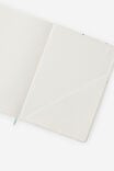B5 Hard Lined Notetaker Notebook, ECRU DITSY CELESTIAL - example image 4