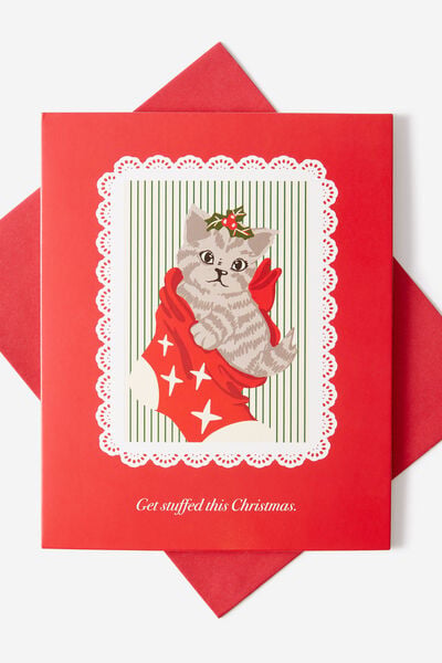 Christmas Card 2026, GET STUFFED
