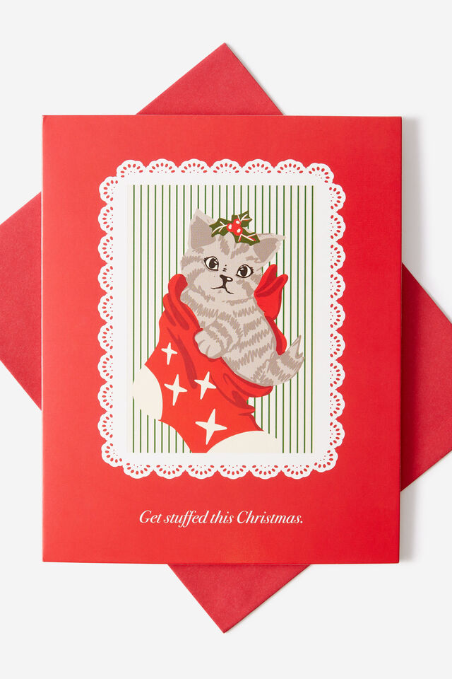 Christmas Card 2026, GET STUFFED