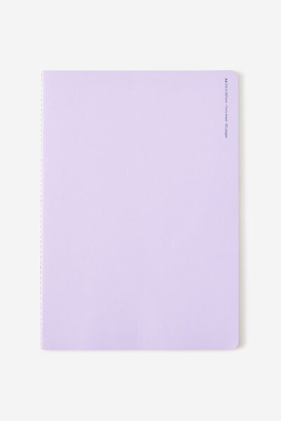 A4 Stitch Notebook, ORCHID
