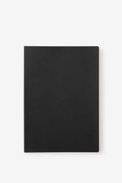 Metro B5 Soft Dot Notebook, Black