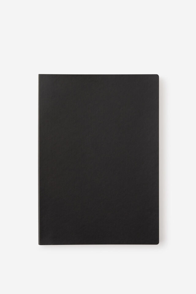 Metro B5 Soft Dot Notebook, Black