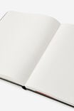 Personalised B5 Hard Cover Plain Notebook, BLACK - alternate image 3