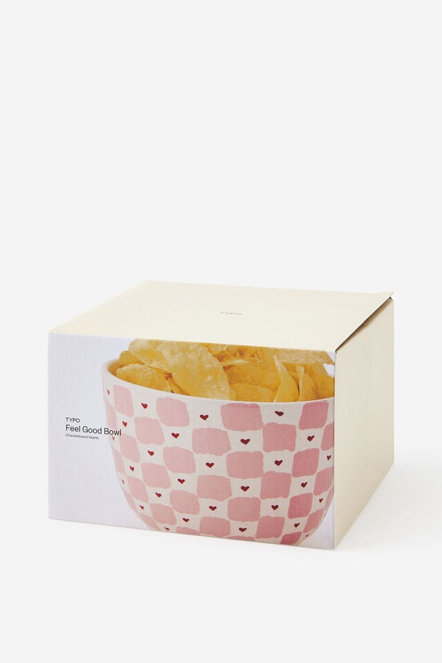 Feel Good Bowl, CHECKERBOARD HEARTS