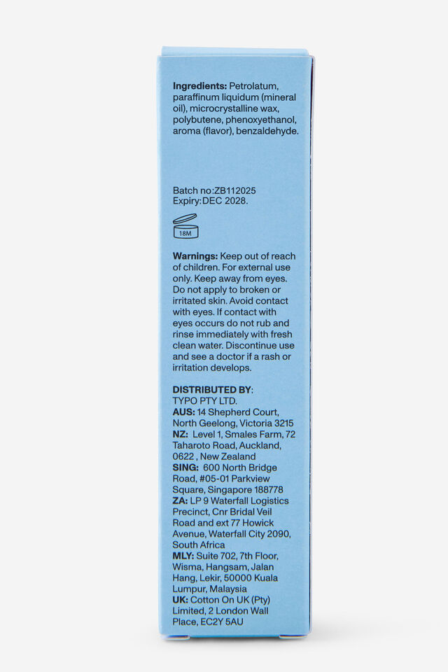 Lip Balm Keyring, COCONUT BREEZE