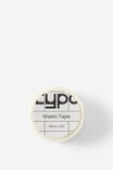 Washi Tape 15Mm, WHITE - example image 2