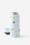 On The Move Drink Bottle 350ML 2.0, DEER & APPLE YARDAGE SEA MIST - alternate image 2