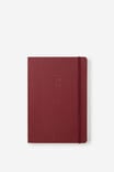 2026 A5 Weekly Hard Metro Diary, Cabernet - alternate image 1