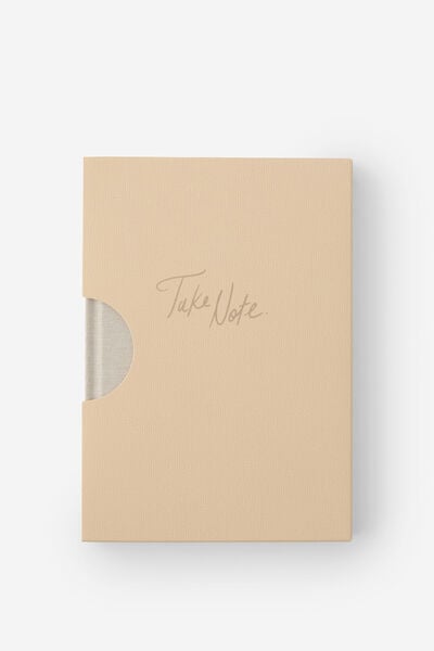Loft A5 Dot Notebook, Chai Take Note