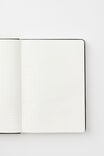 A5 Hard Cover Grid Notebook, BLACK - alternate image 2