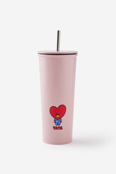 Collab Metal Smoothie Cup, LCN BT21 TATA