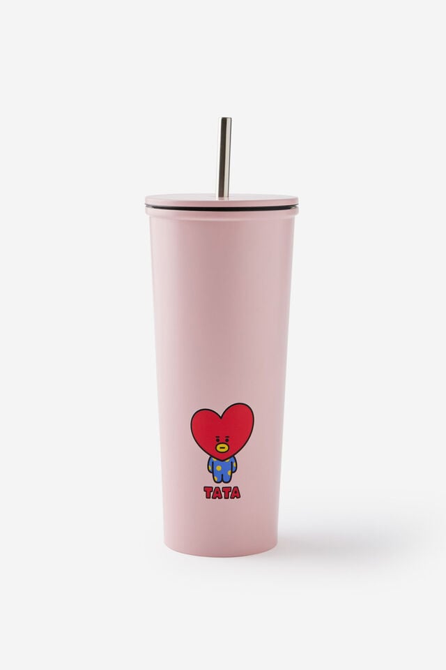 Collab Metal Smoothie Cup, LCN BT21 TATA