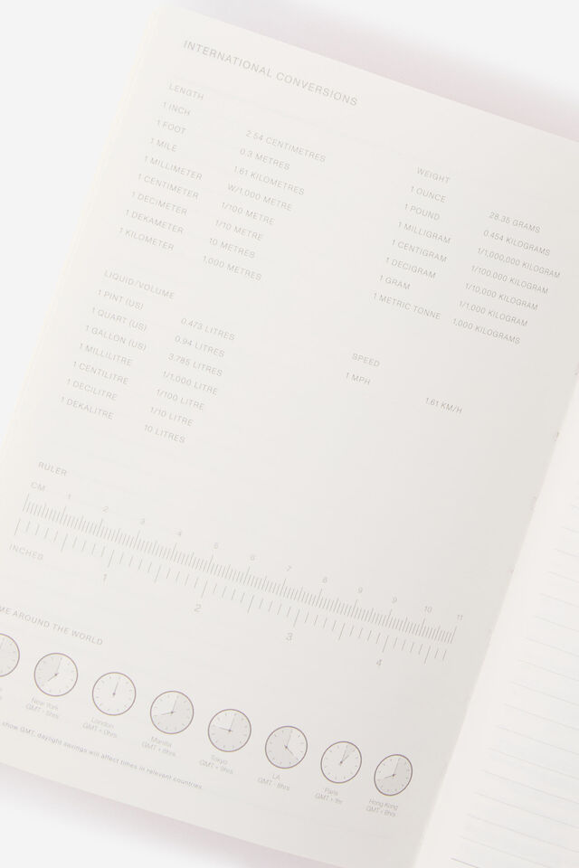 2026 B6 Weekly Soft Metro Diary, Ditsy Pansy Pink Clay