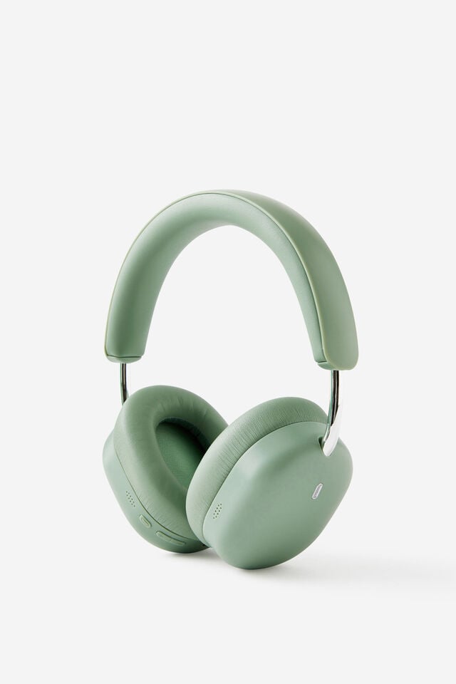Noise Cancelling Wireless Headphone, TYPO GREEN
