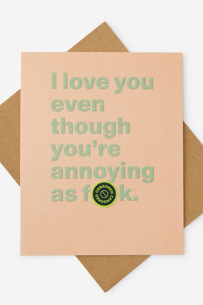 Premium Love Card 2.0, ANNOYING AS F*CK!!