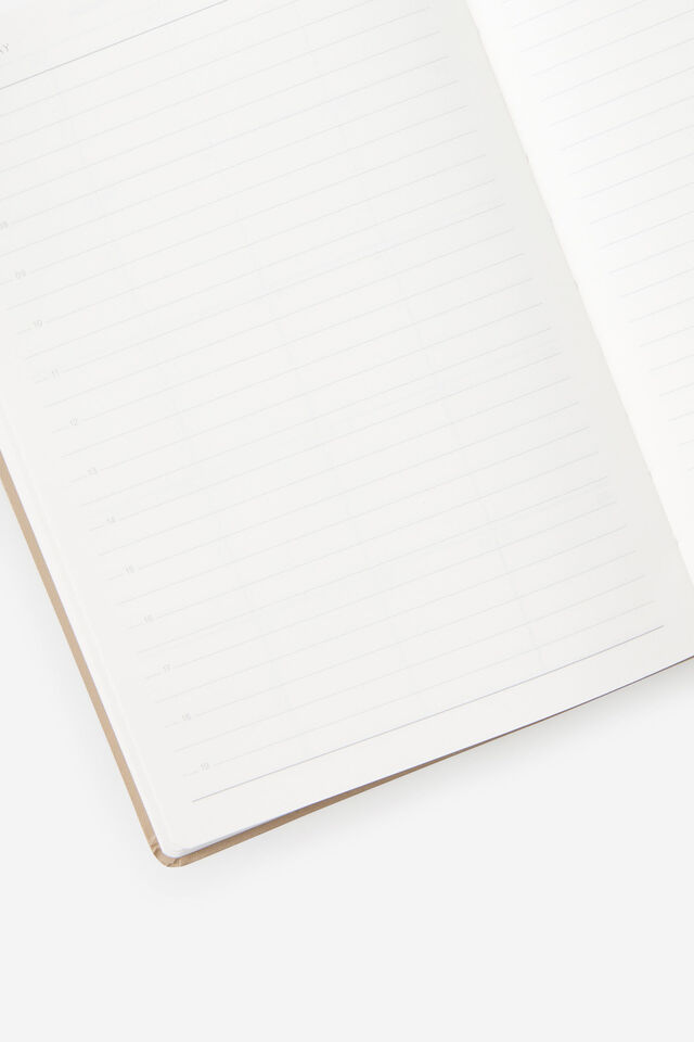 Personalised 2026 A5 Daily Hard Metro Diary, Chai