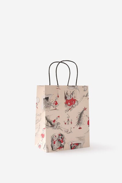 Gift Bag Small, LCN DRS GRINCH CHISTMAS