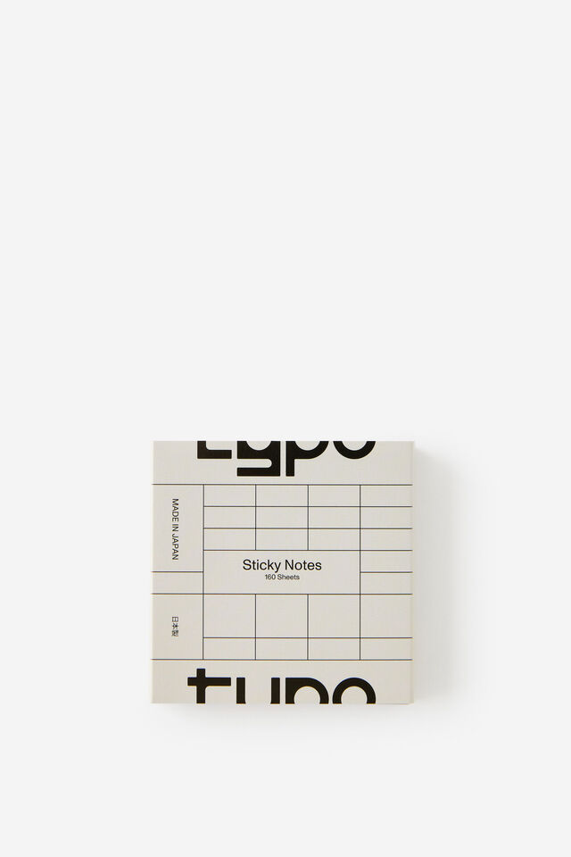 Sticky Note Booklet, BLACK