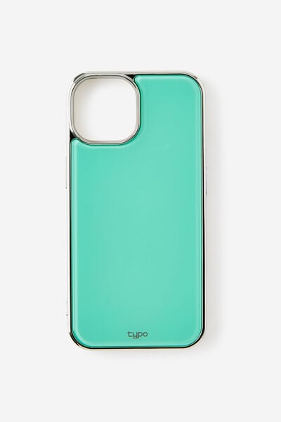 Bubble Phone Case Iphone 13/14/15, JELLY MINT CHROME
