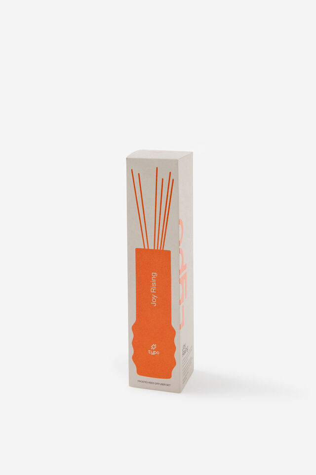 Frosted Reed Diffuser Set, JOY RISING ORANGE