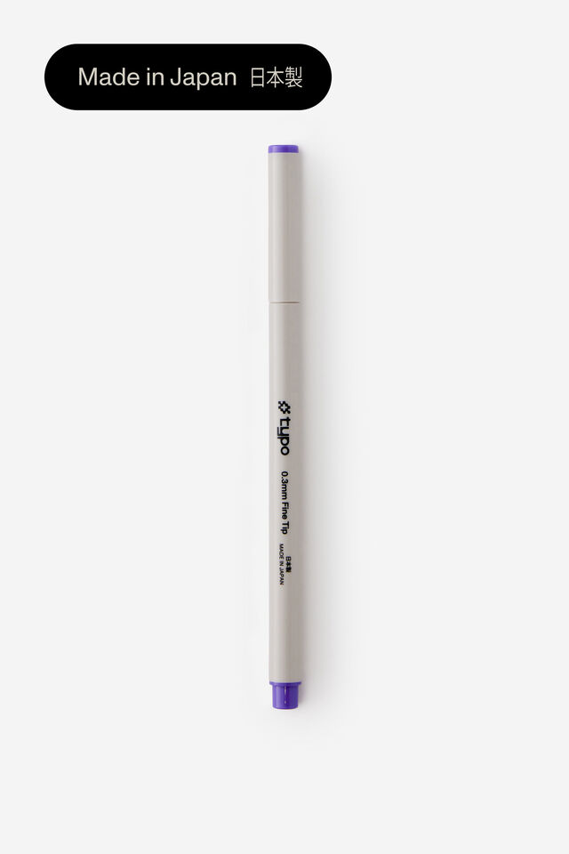 0.3Mm Fine Tip Pen, LAVENDER