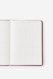 Personalised 26/27 A5 Weekly Hard Diary, CABERNET - alternate image 3