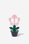 Novelty Scissors, FLOWER POT BALLET BLUSH - alternate image 2
