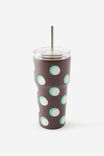 Smoothie Cup 600Ml, ESPRESSO POLKA - example image 1