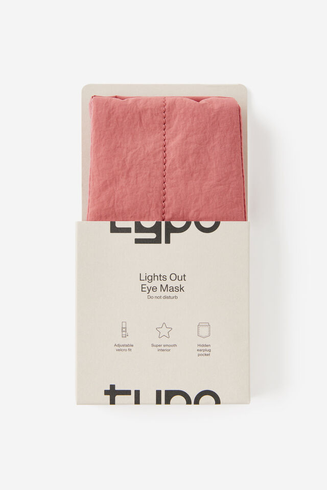 Lights Out Eye Mask, ROSE WATER