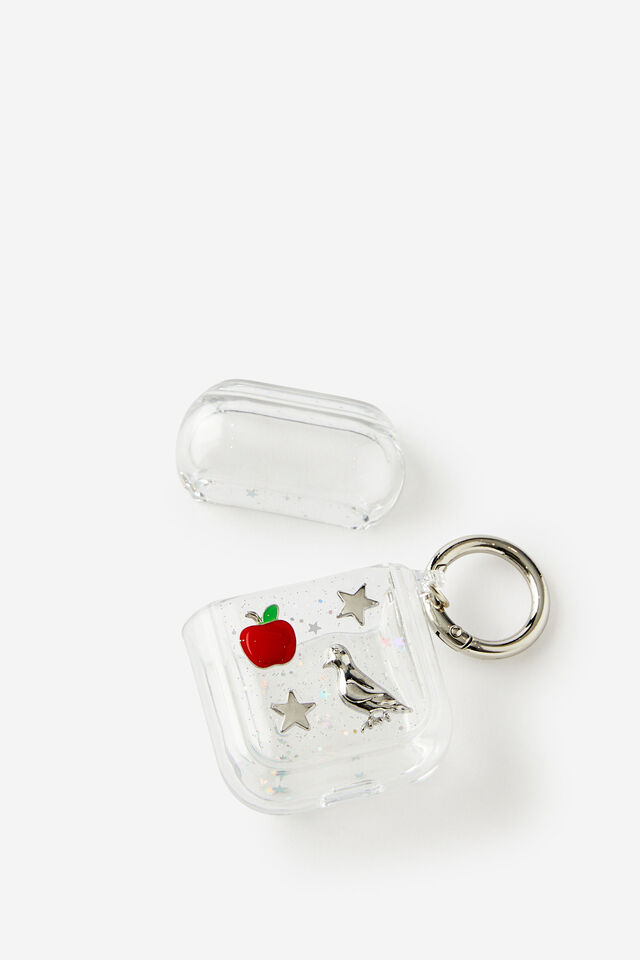 Trinket Earbud Case Gen 1 & 2, TRAPPED NYC ICONS/CLEAR