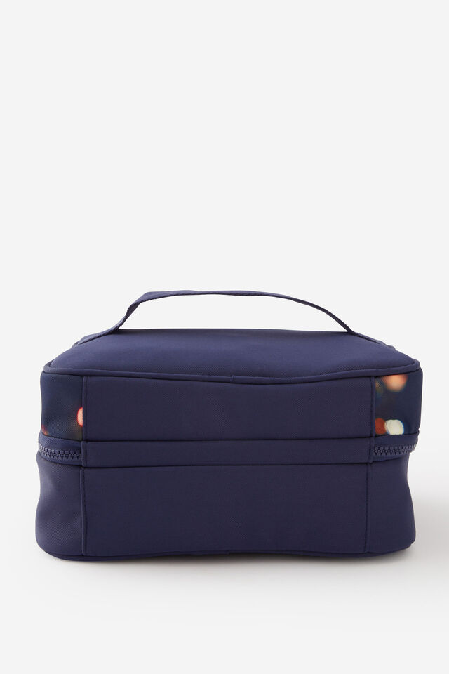 3 Fold Hanging Cosmetic Case, BOKEH/MIDNGIHT