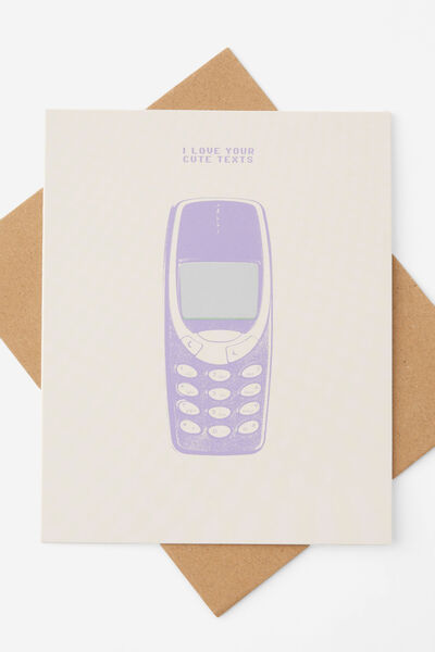Premium Love Card, SCRATCH I LIKE YOUR CUTE TEXT