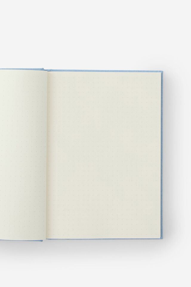 Loft A5 Dot Notebook, Denim Blue Journal