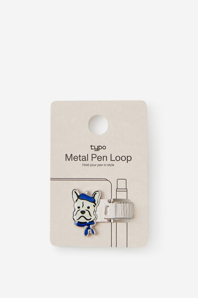 Metal Pen Loop, SILVER BERET DOG