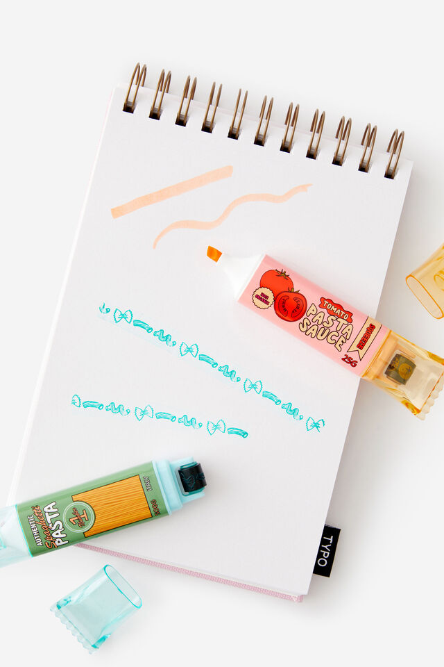 Roller Stamp Highlighter, PASTA TOMATO