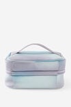 Personalised 3 Fold Hanging Cos Case Pu, DIFFUSION/SILVER LILAC - alternate image 3