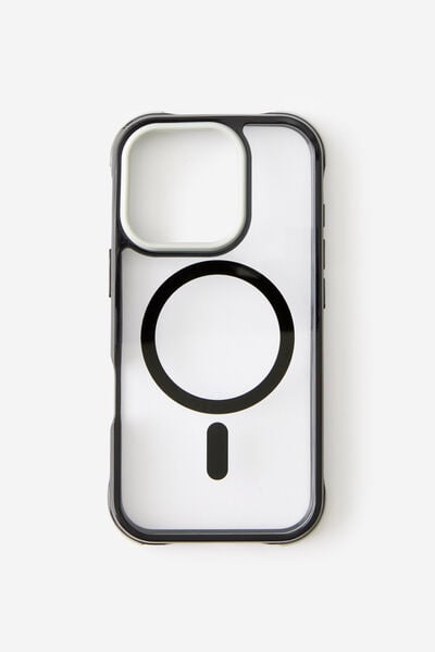 Active Shockproof Case Iphone 16 Pro, BLACK/CONCRETE