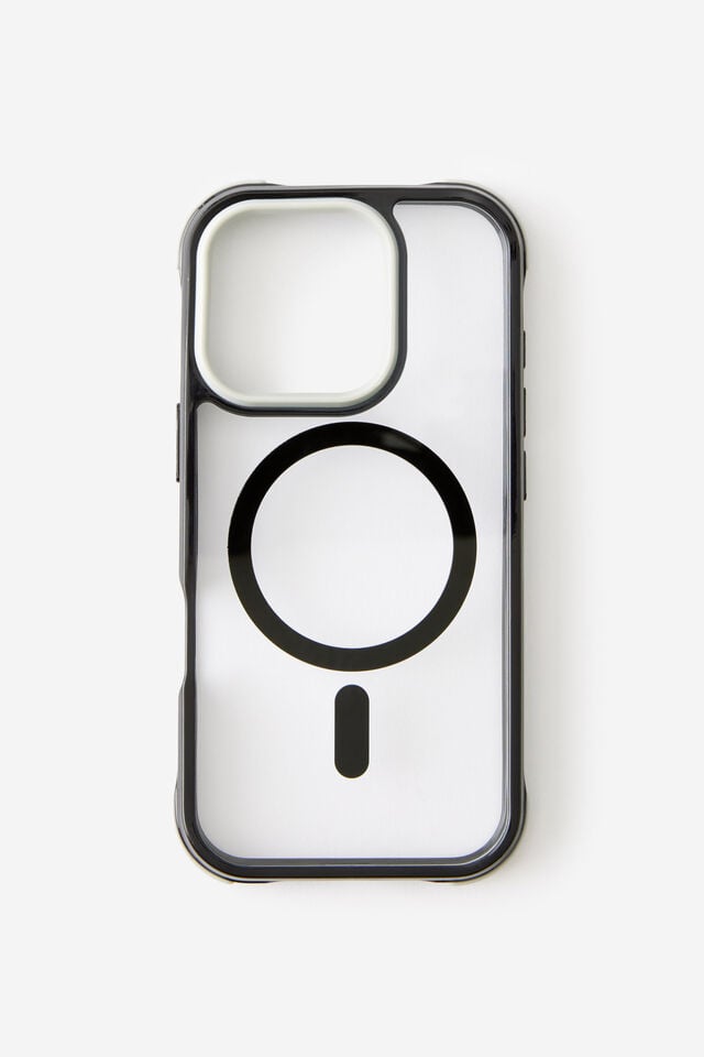 Active Shockproof Case Iphone 16 Pro, BLACK/CONCRETE