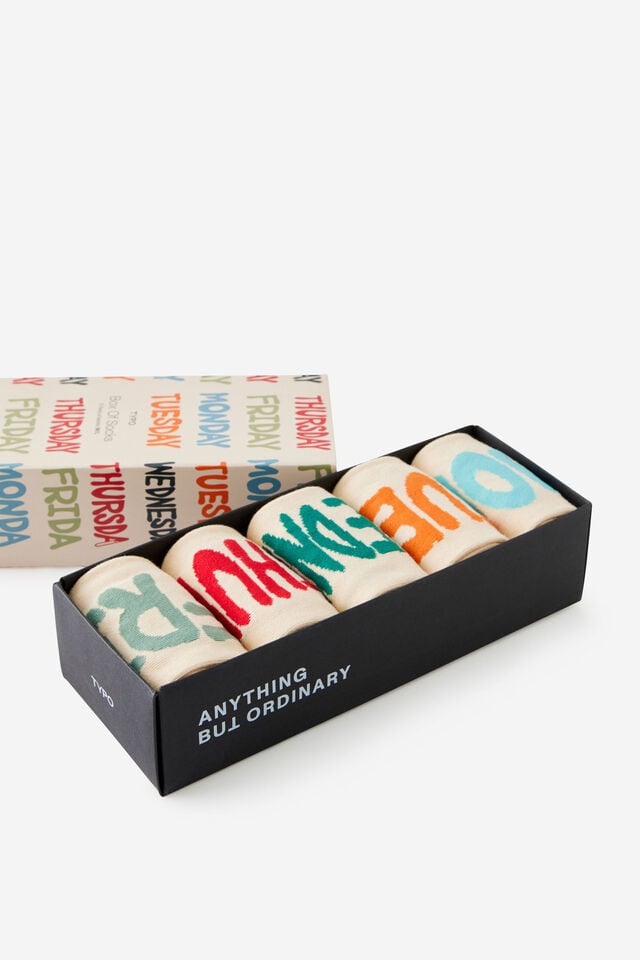 Box Of Socks, DAYS OF THE WEEK (M/L)