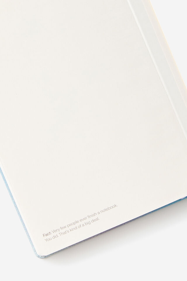 Metro A5 Hard Lined Notebook, Black