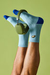 Mid Crew Socks, TACO EMB - example image 2