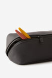 Premium Felix Fold Out Pencil Case, METALLIC BLACK - alternate image 2