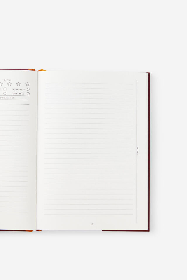 A5 Guided Journal, RECIPES