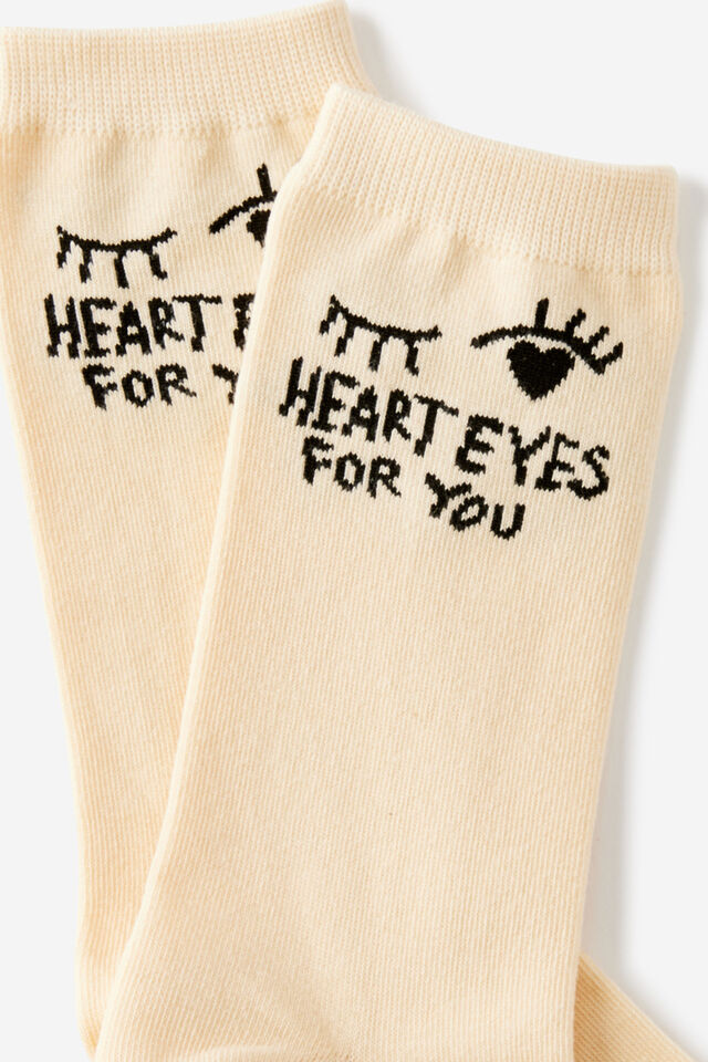 Socks, HEART & EYES FOR YOU