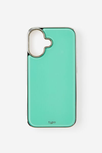 Bubble Phone Case Iphone 16, JELLY MINT CHROME