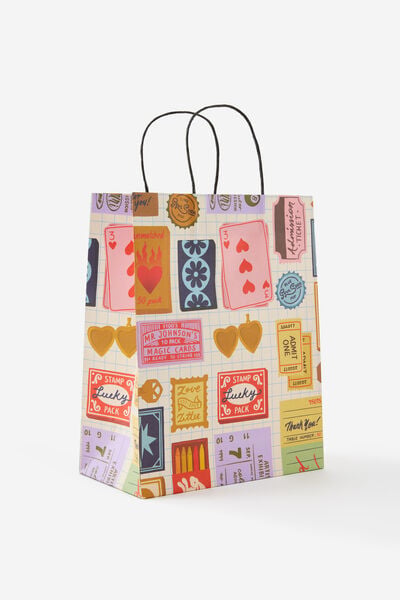 Gift Bag - Large, TRINKETS ECRU