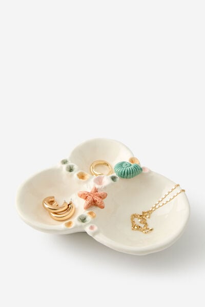 Shaped Storage Tray, MULTI CORAL
