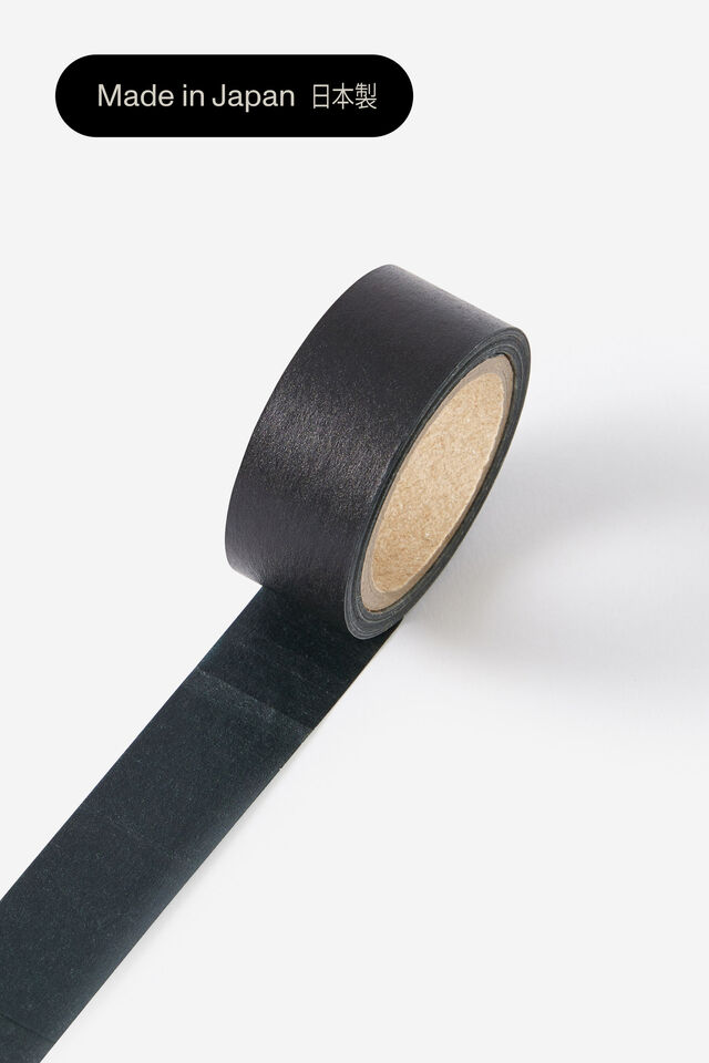 Washi Tape 15Mm, BLACK