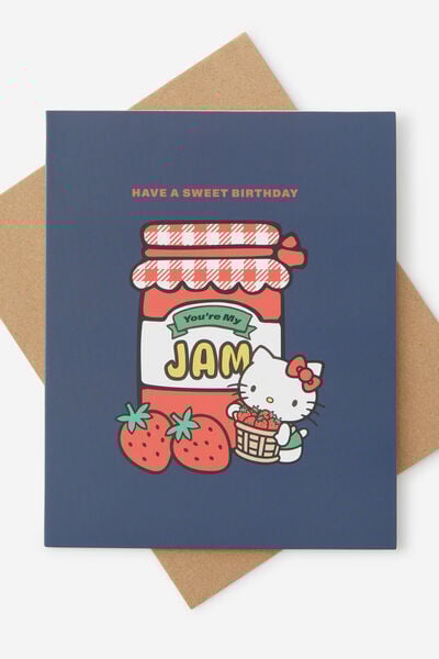 Nice Birthday Card, LCN SAN HELLO KITTY JAM