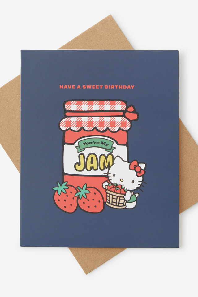 Nice Birthday Card, LCN SAN HELLO KITTY JAM
